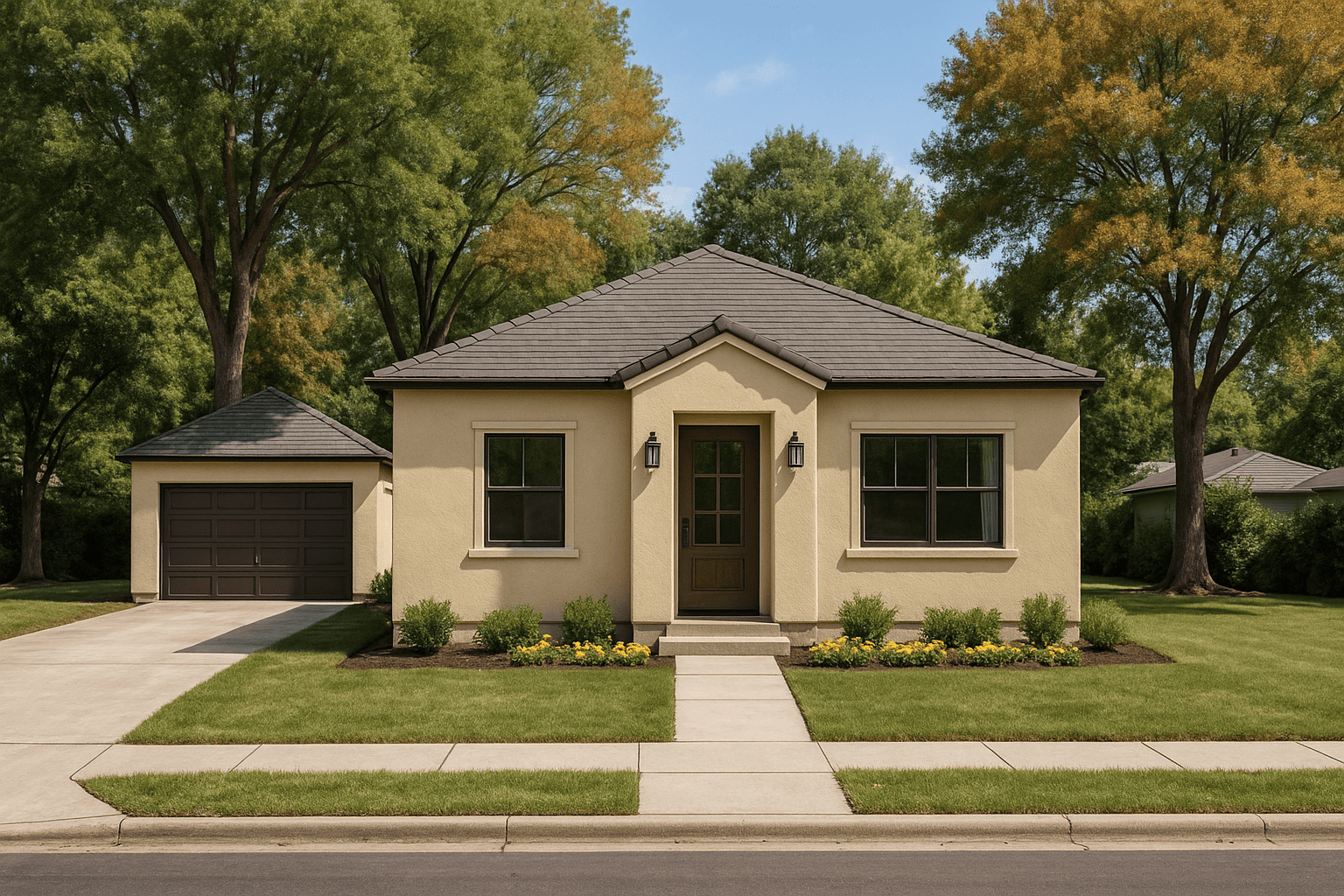 The Delaware 975 sq ft - Facade view 2